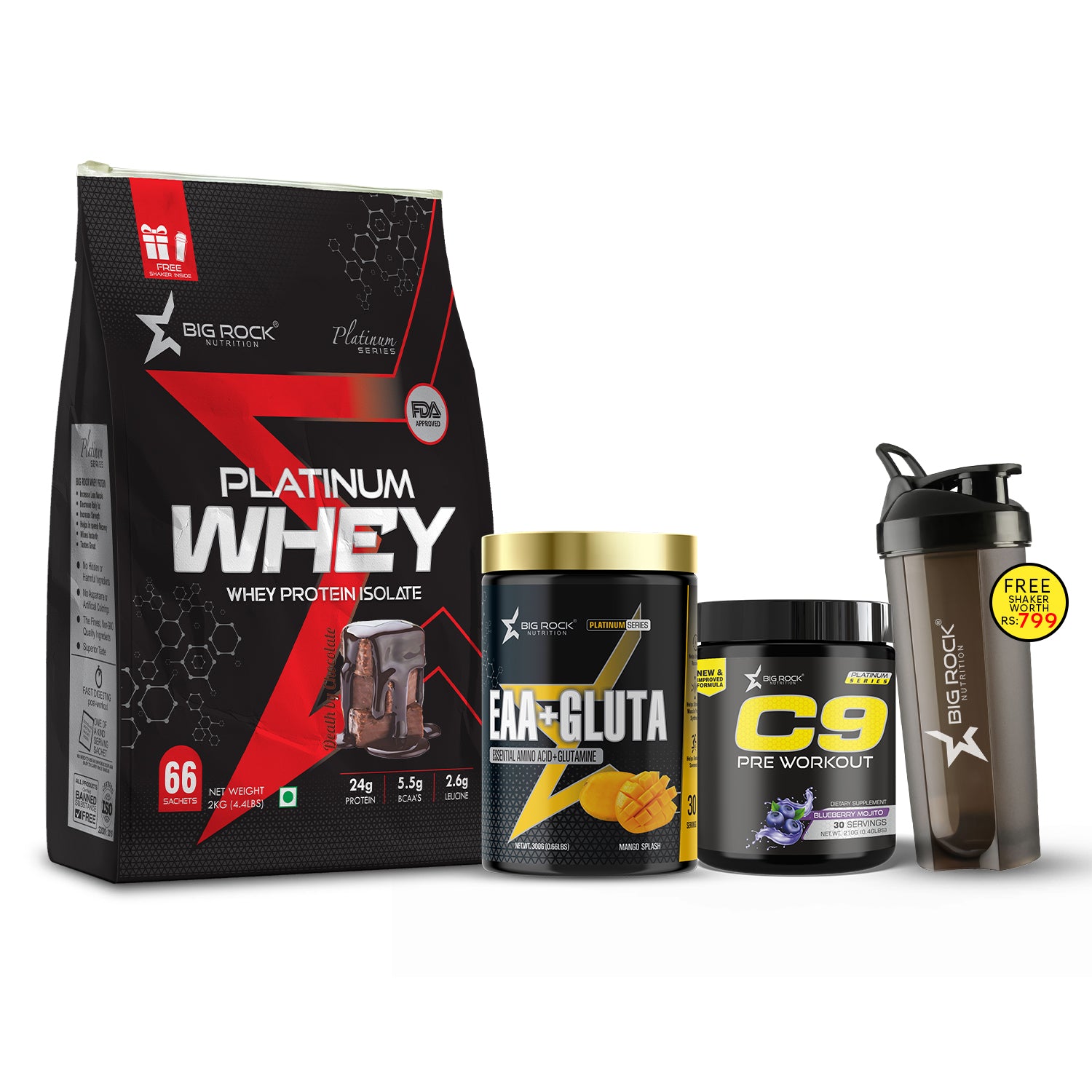 #Platinum Whey_Chocolate_EAA+ Gluta_Mango Splash_C9 Pre Workout Flavor_Blueberry Mojito