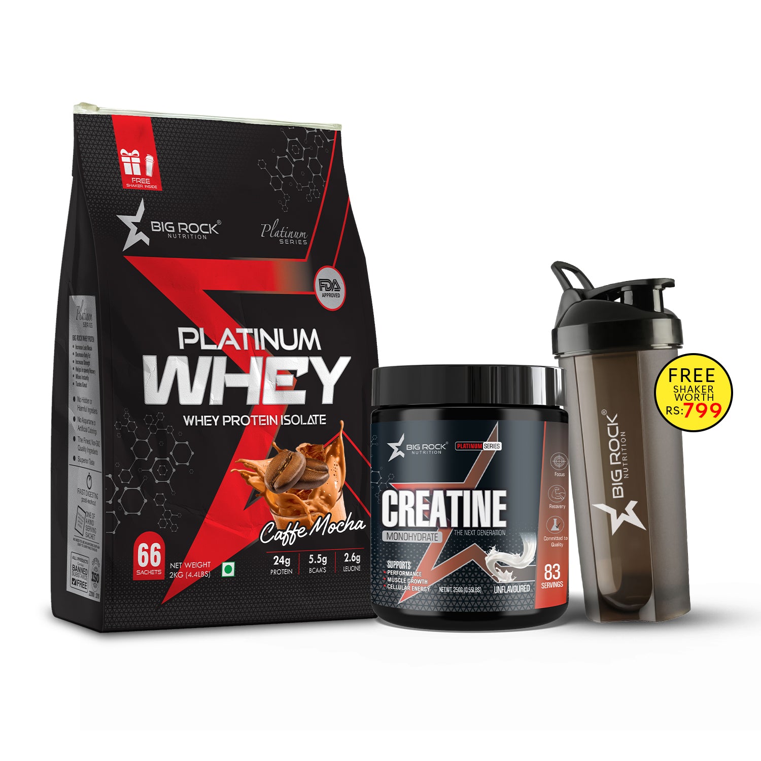 #Platinum Whey_Cafe Mocha_Creatine Flavor_Unflavoured