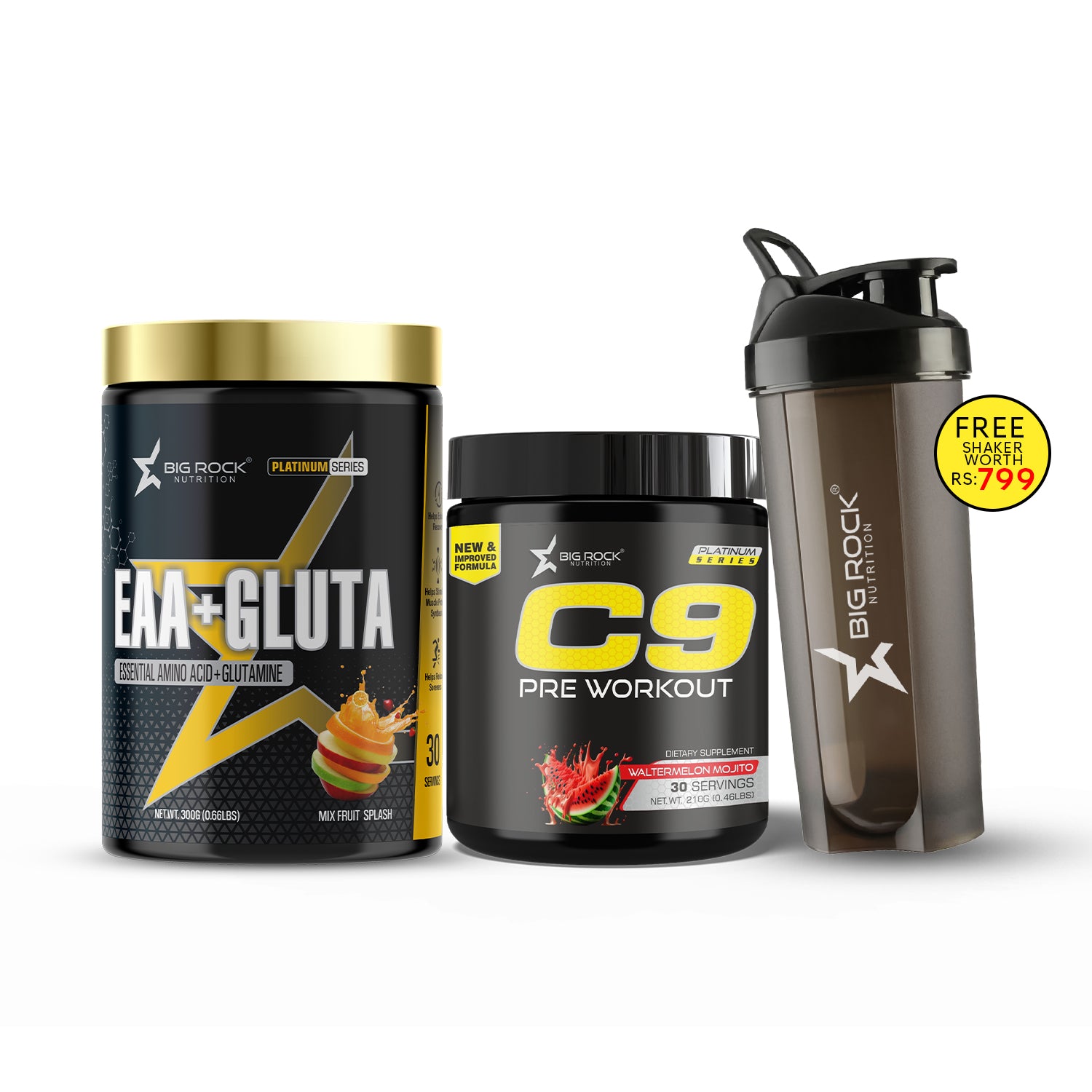 #EAA+ Gluta_Mixed Fruit Splash_C9 Pre Workout_Watermelon Mojito