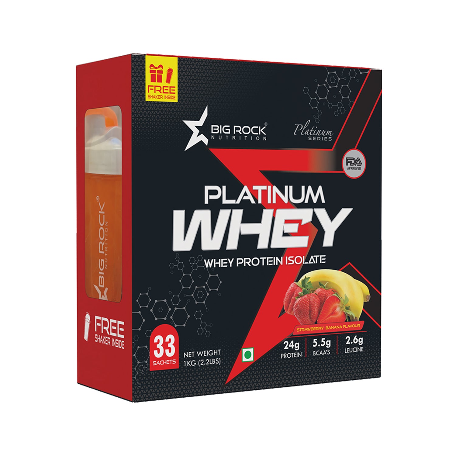 #Flavor_Strawberry Banana_Weight/Sachets_1 Kg (2.2 lbs)