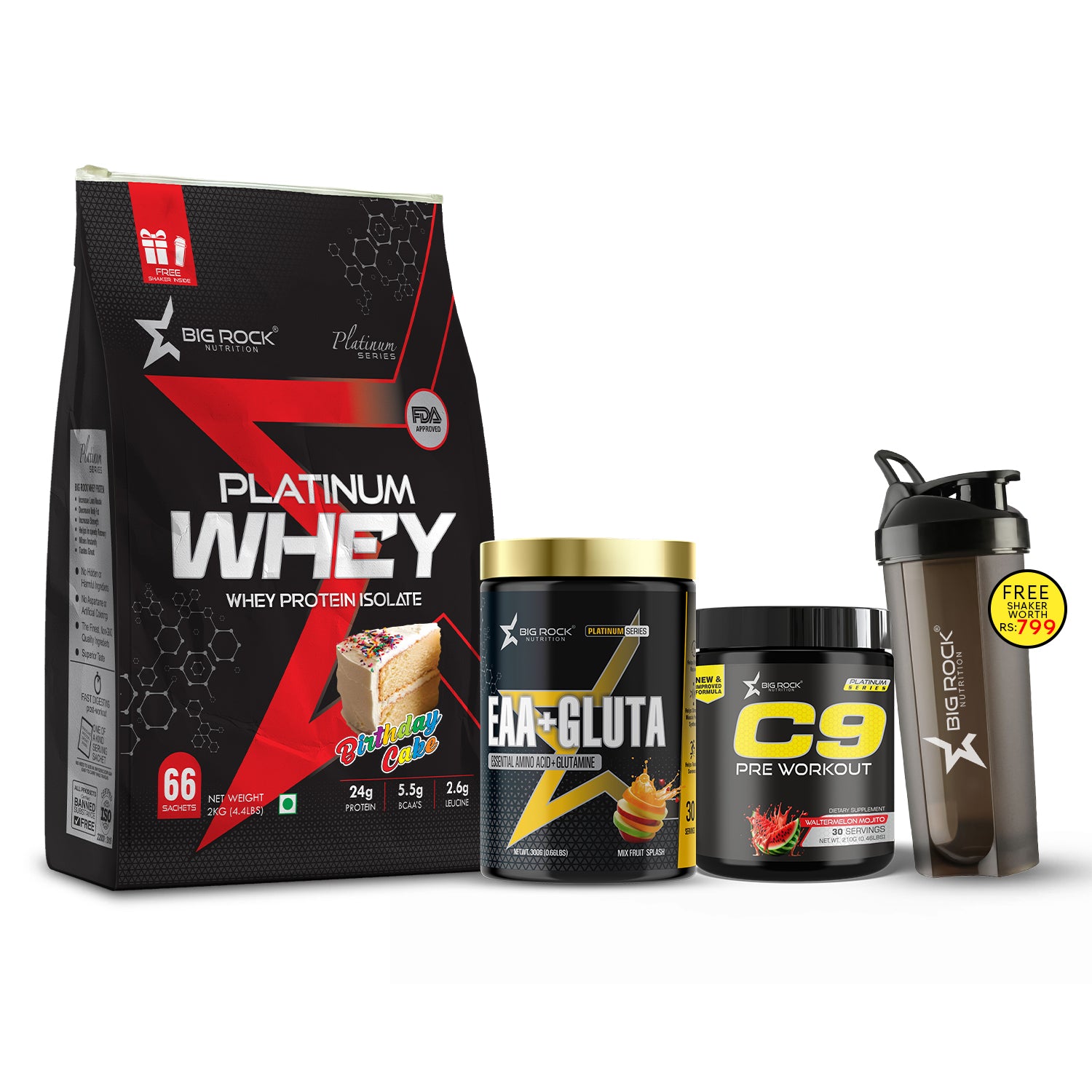 #Platinum Whey_Birthday Cake_EAA+ Gluta_Mixed Fruit Splash_C9 Pre Workout Flavor_Watermelon Mojito