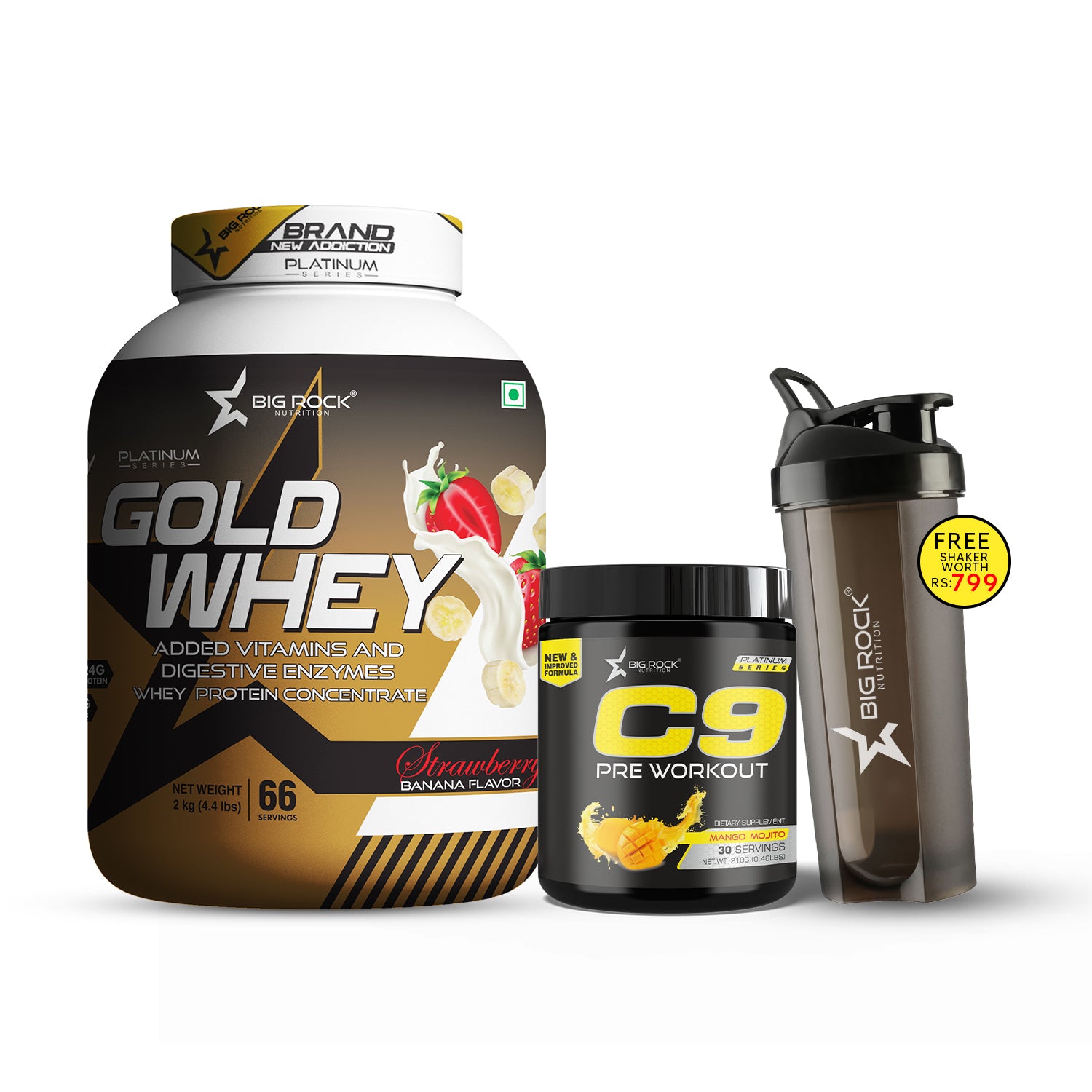 #Gold Whey Flavor_Strawberry Banana_C9 Pre Workout Flavor_Mango Mojito