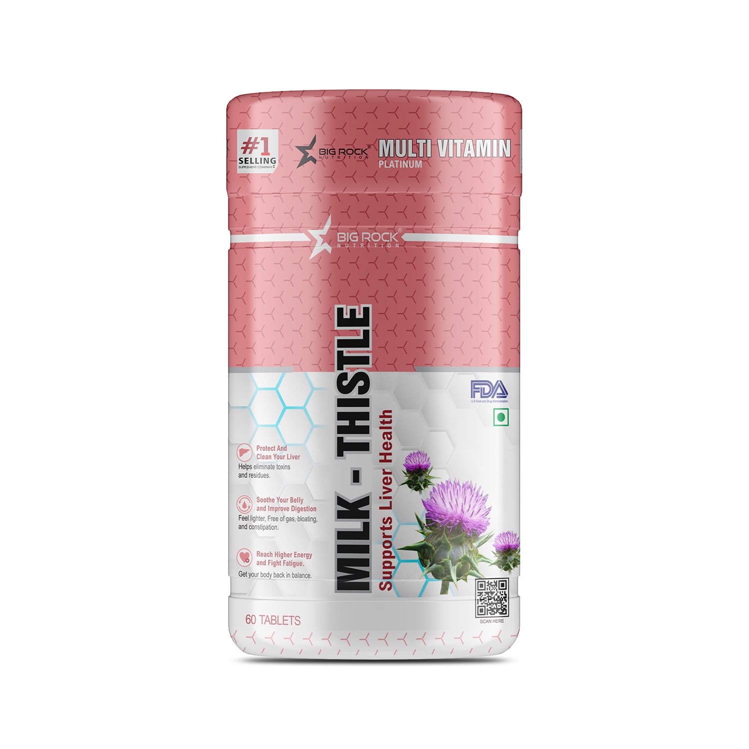 Bigrock Nutrition Milk Thistle Supports Liver Health