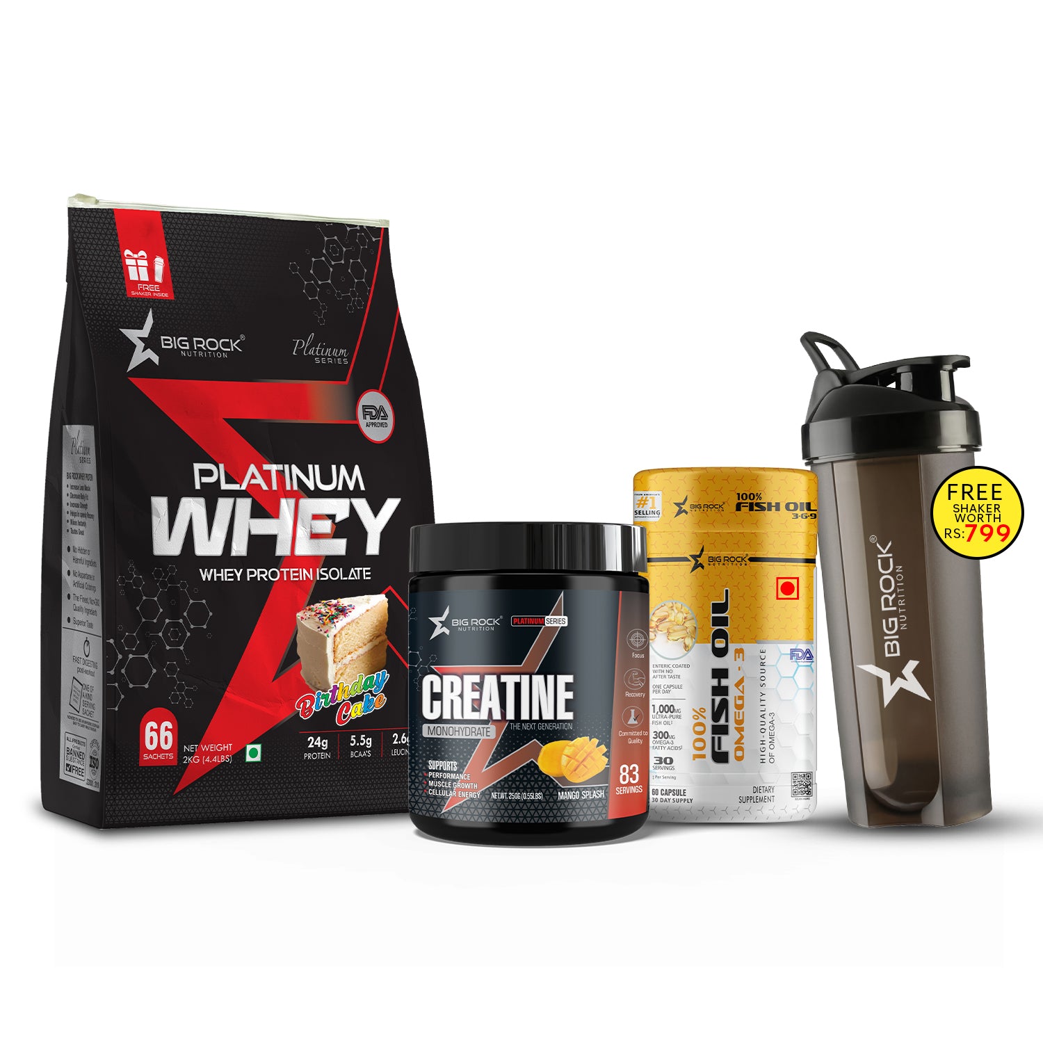 #Platinum Whey_Birthday Cake_Creatine Flavor_Mango