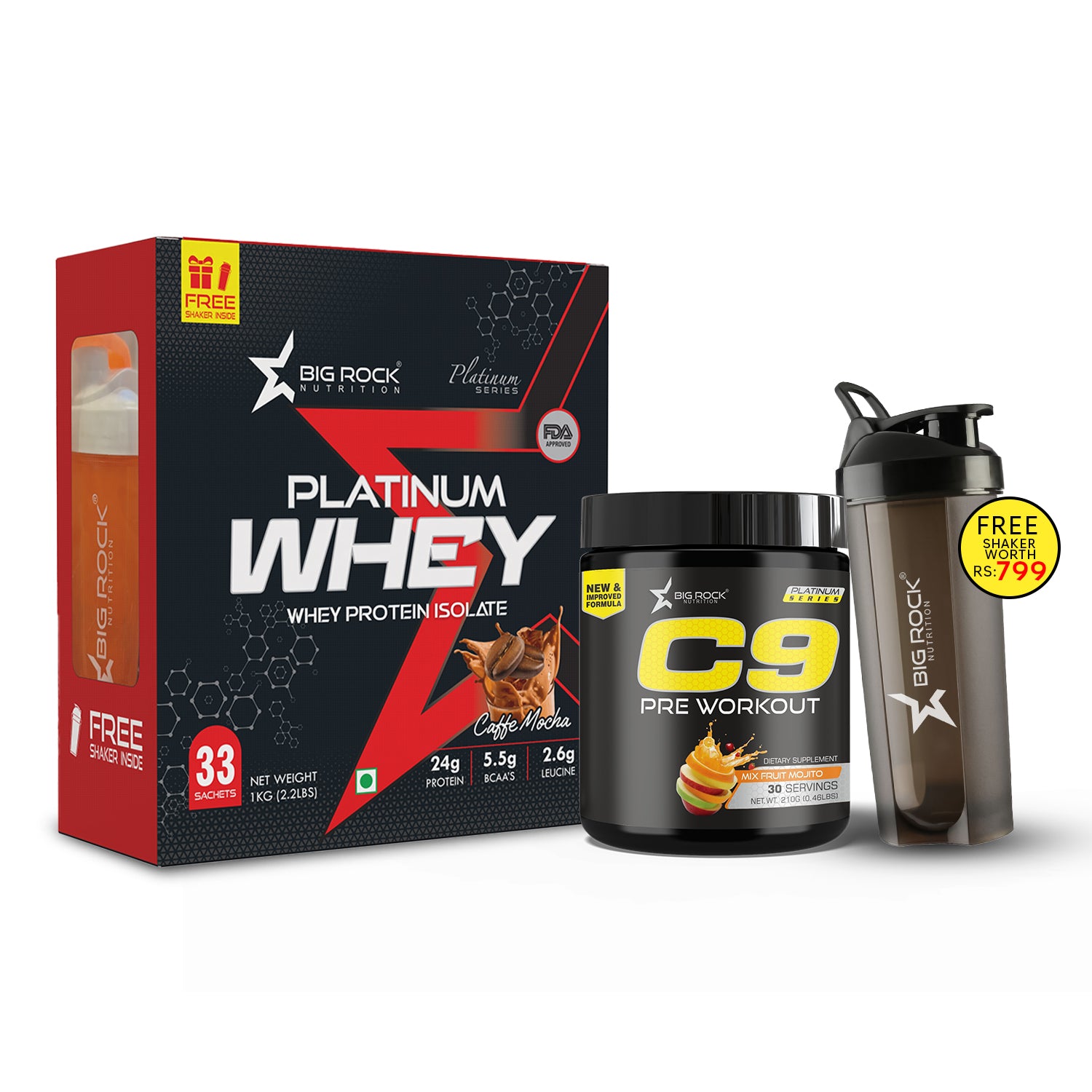 #Platinum Whey Flavor_Cafe Mocha_C9 Pre Workout Flavor_Mix Fruit Mojito