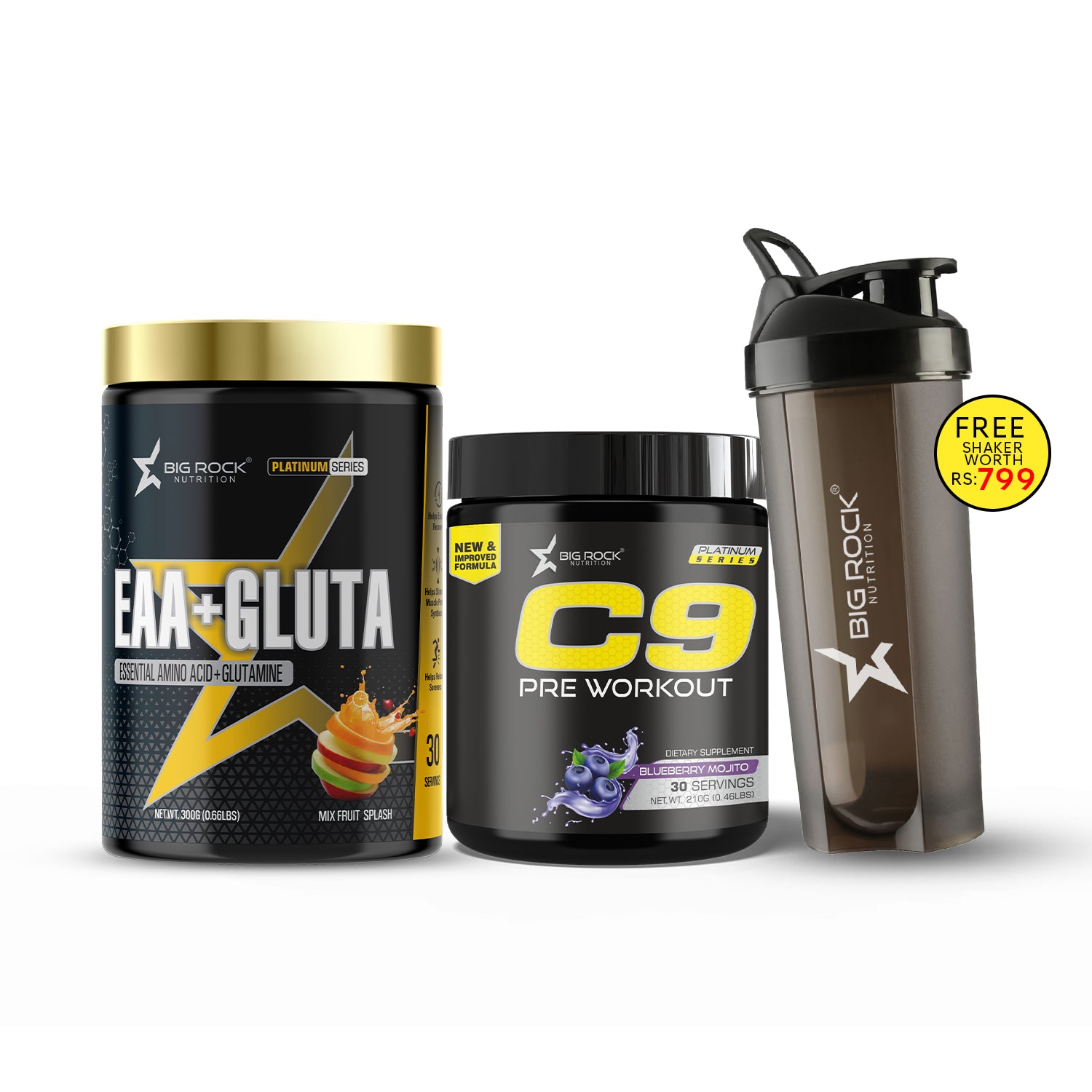 #EAA+ Gluta_Mixed Fruit Splash_C9 Pre Workout_Blueberry Mojito