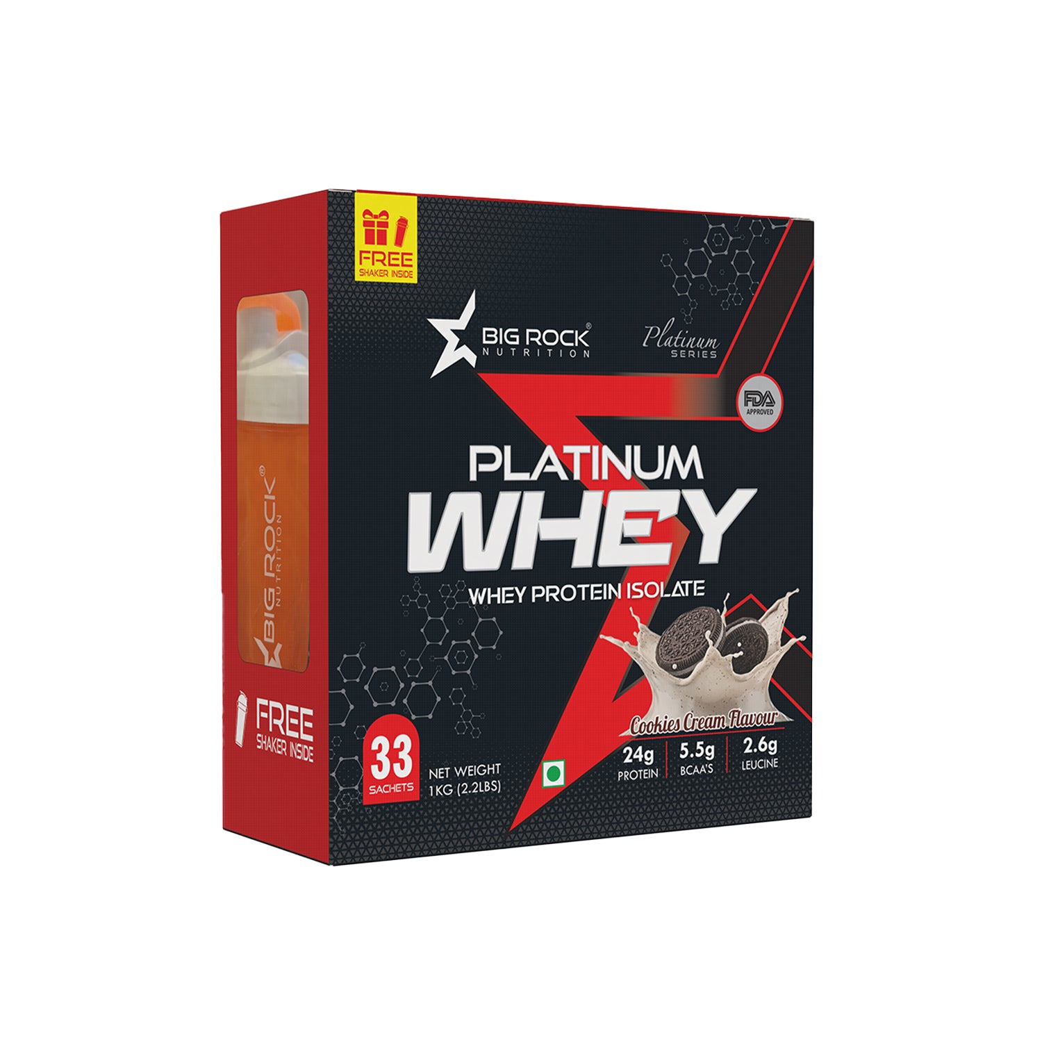 #Platinum Whey Flavor_Cookies Cream