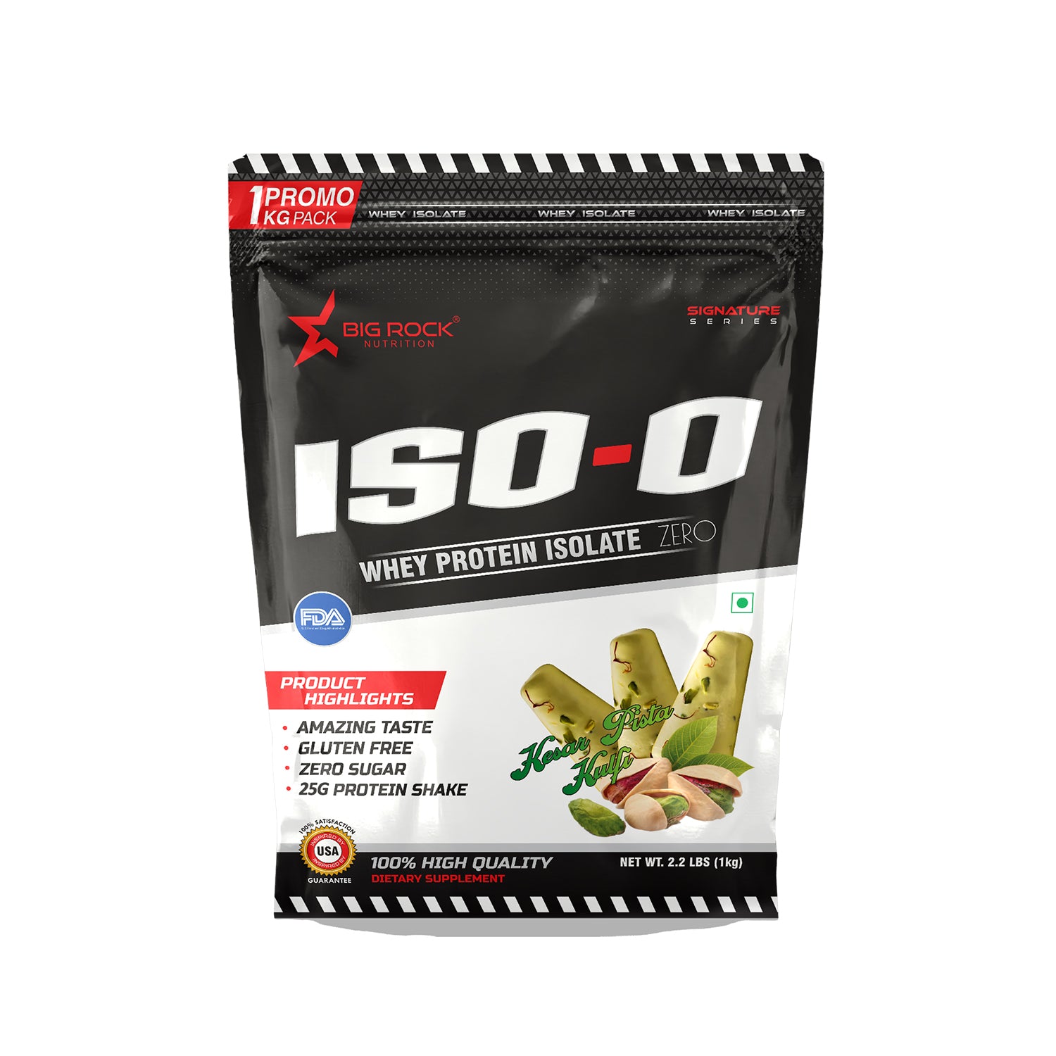 #ISO-0 Flavor_Kesar Pista Kulfi