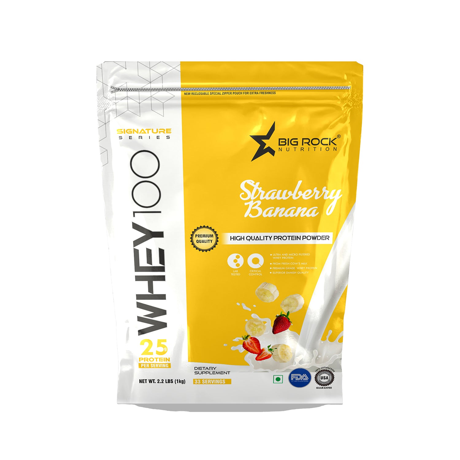 #Whey 100 Flavor_Strawberry - Banana