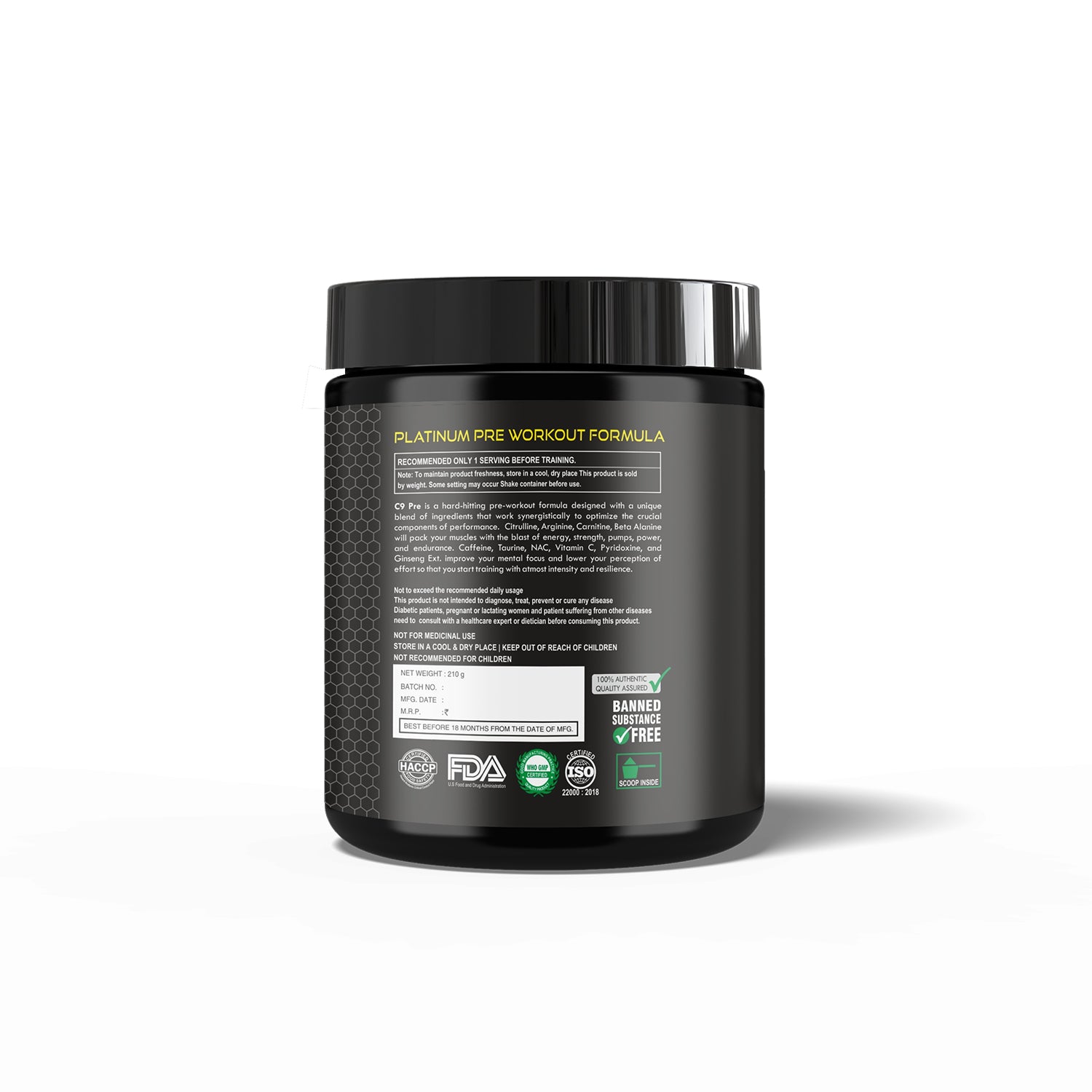 #C9 Pre Workout Flavor_Mango Mojito