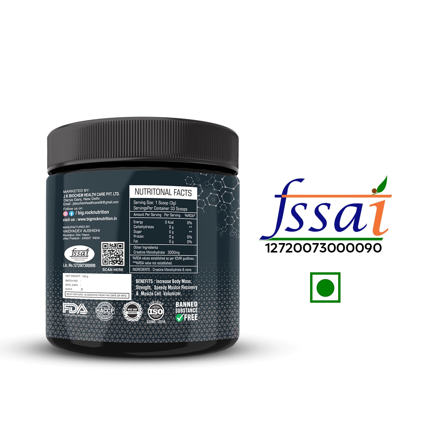 #Weight/Servings_100 Gms - 33 Serves_Flavor_Mango Splash