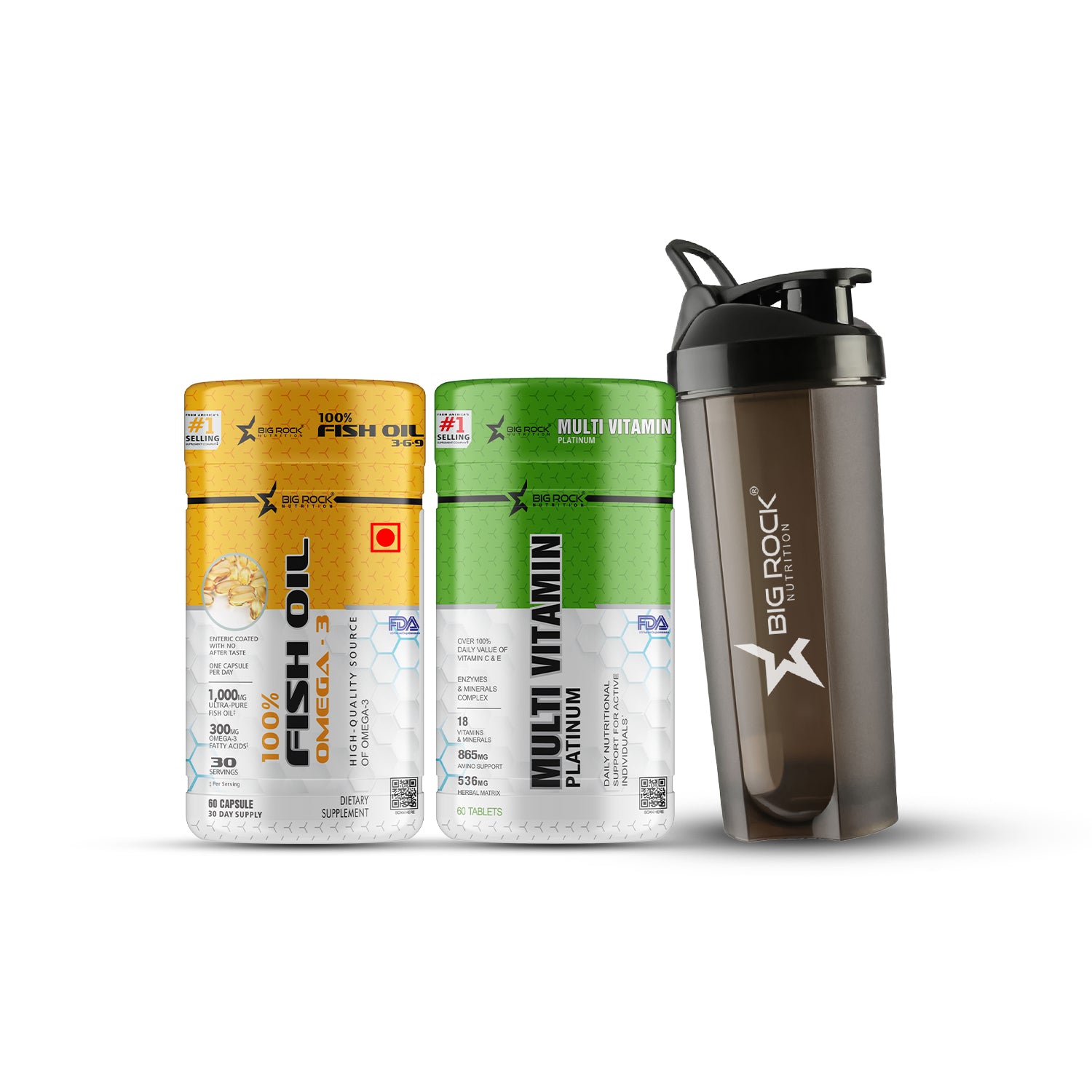 Bigrock Nutrition Essential Duo With FREE Shaker