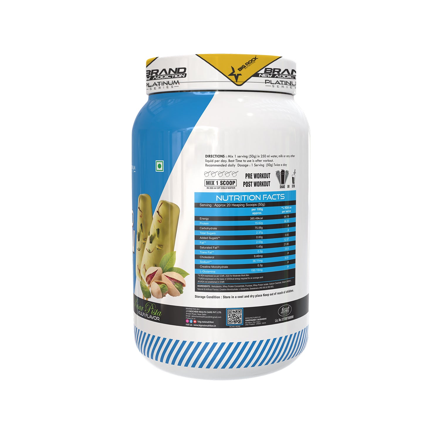 #Flavor_Kesar Pista Kulfi