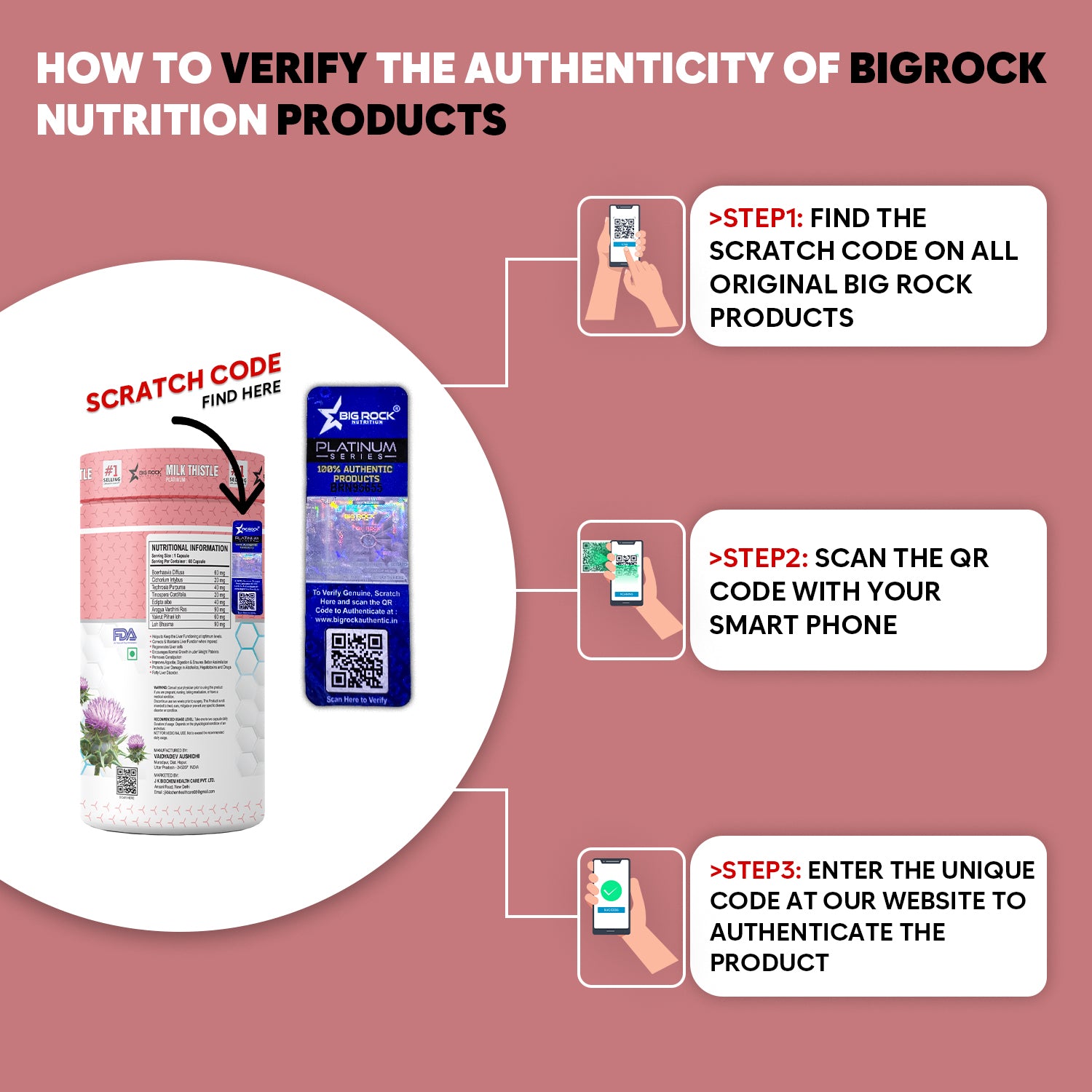 Bigrock Nutrition Milk Thistle Supports Liver Health