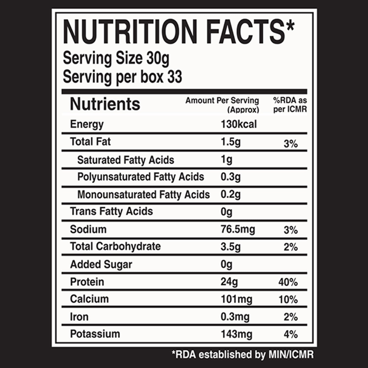 #Weight/Sachets_1 Kg (2.2 lbs)