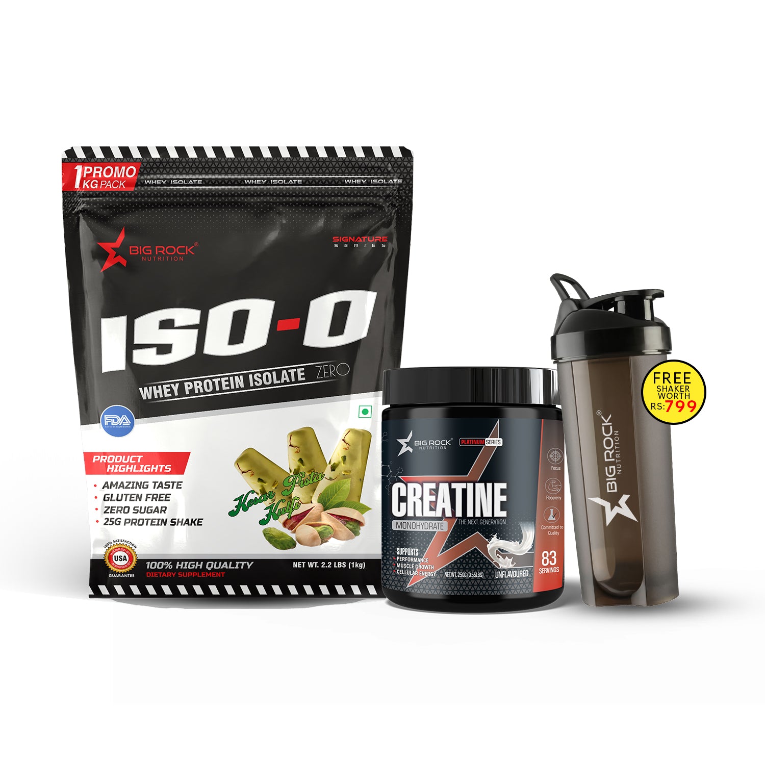 #ISO-0 Flavor_Kesar Pista Kulfi_Creatine Flavor_Unflavoured
