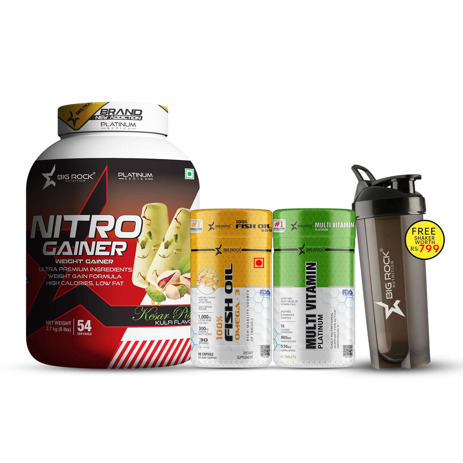 #Nitro Gainer Flavor_Kesar Pista Kulfi