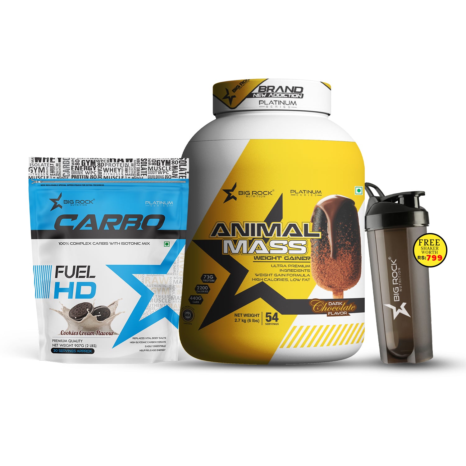 #Animal Mass Flavor_Dark Chocolate_Carbo Fuel HD Flavor_
Cookies Cream