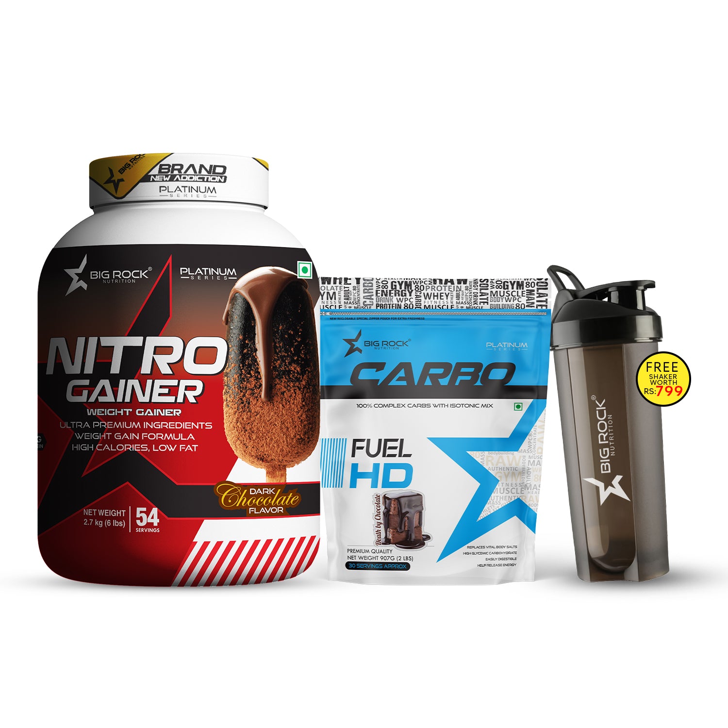 #Nitro Gainer Flavor_Dark Chocolate_Carbo Fuel HD Flavor_Death By Chocolate