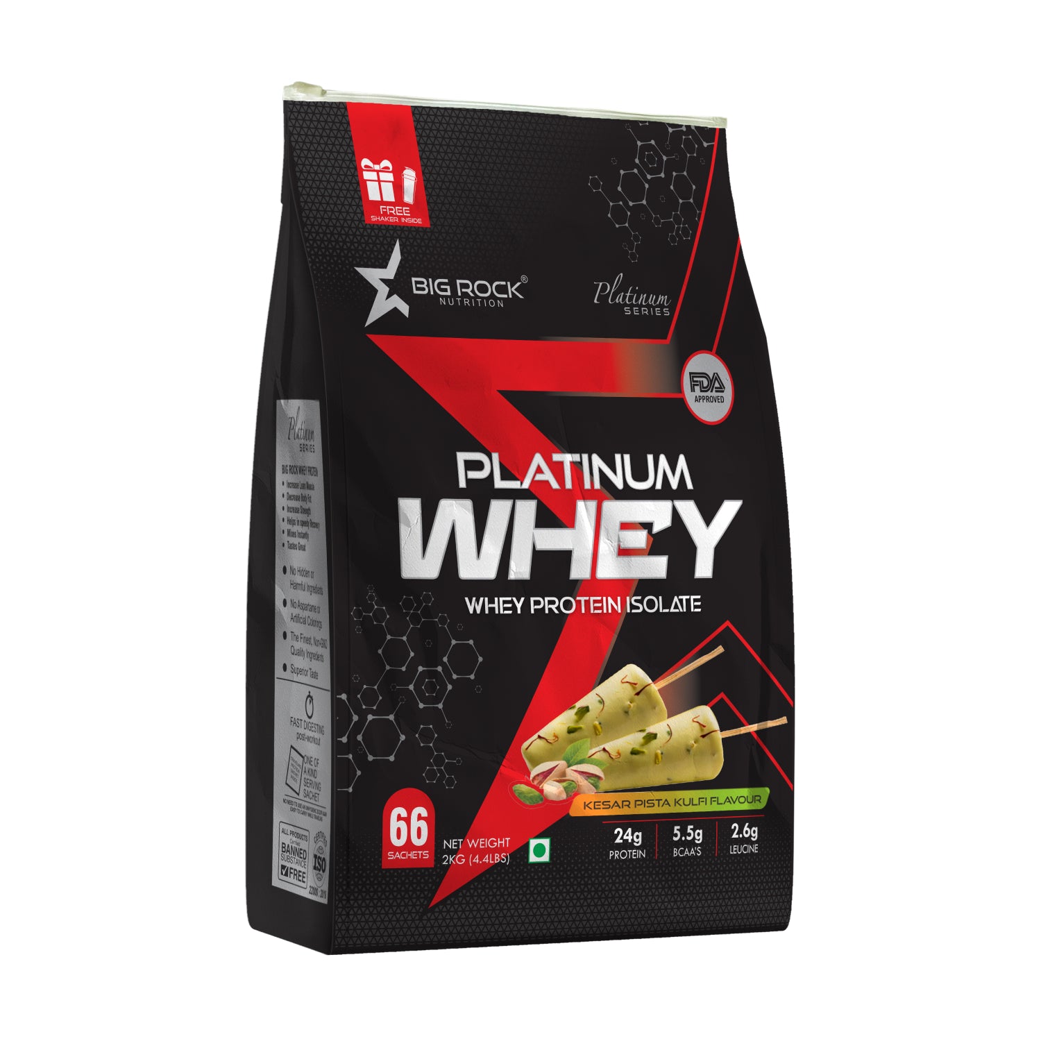 #Flavor_Kesar Pista Kulfi_Weight/Sachets_2.2 Kg (4.4 lbs)