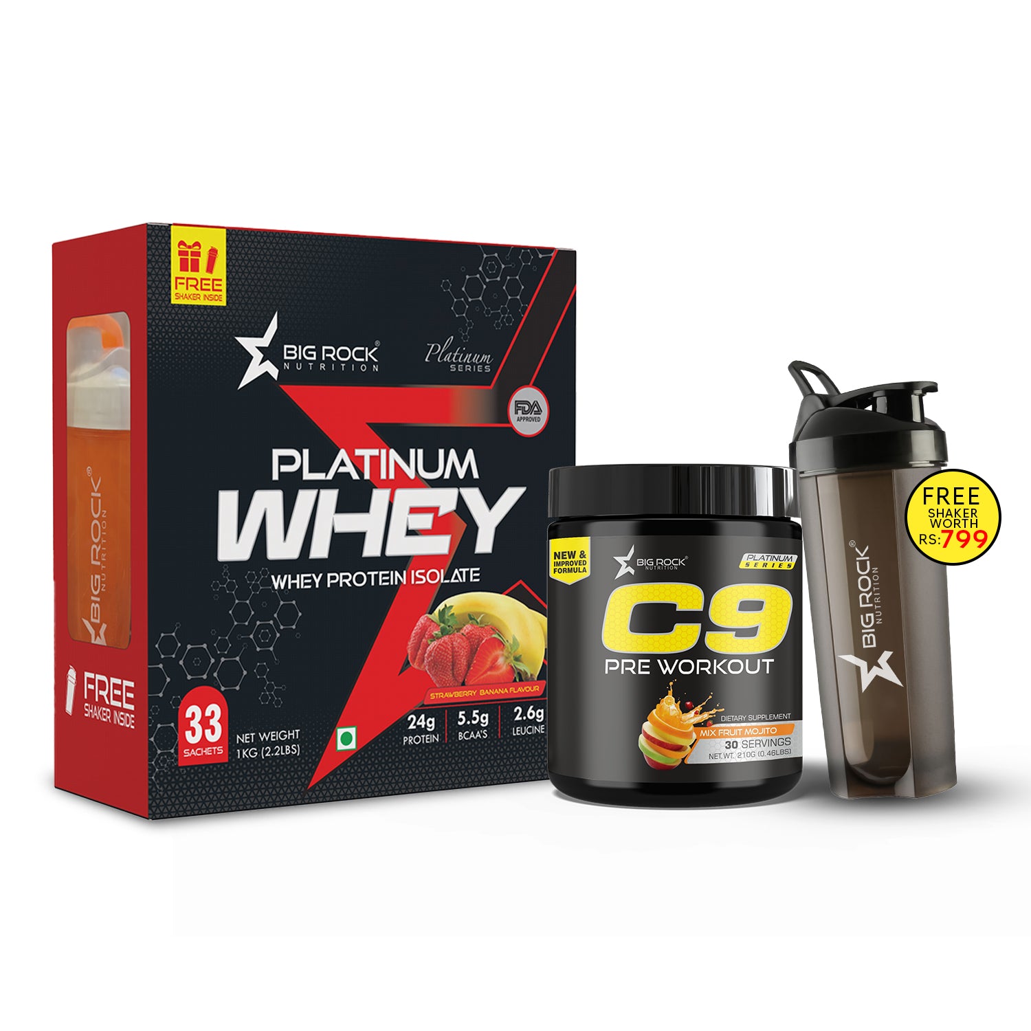 #Platinum Whey Flavor_Strawberry Banana_C9 Pre Workout Flavor_Mix Fruit Mojito