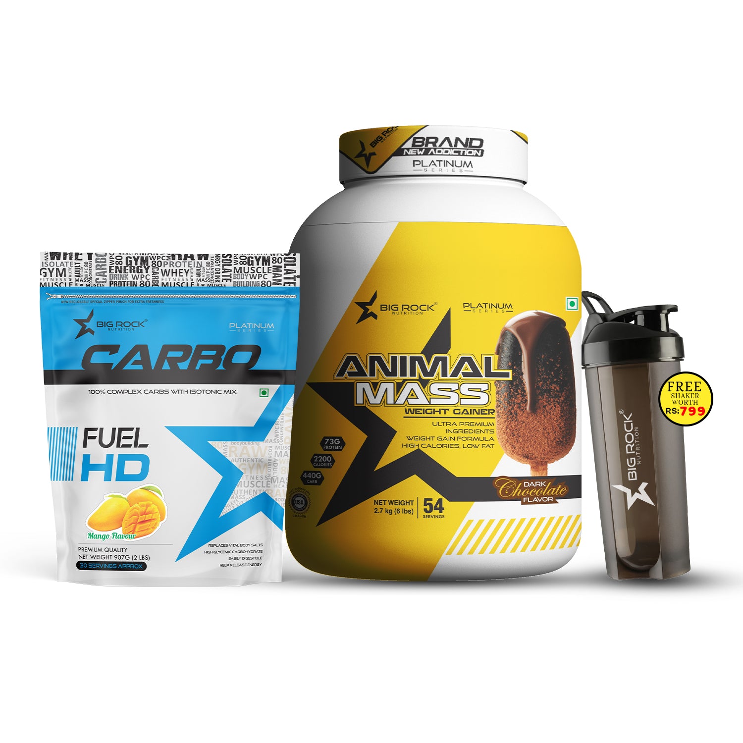 #Animal Mass Flavor_Dark Chocolate_Carbo Fuel HD Flavor_Mango