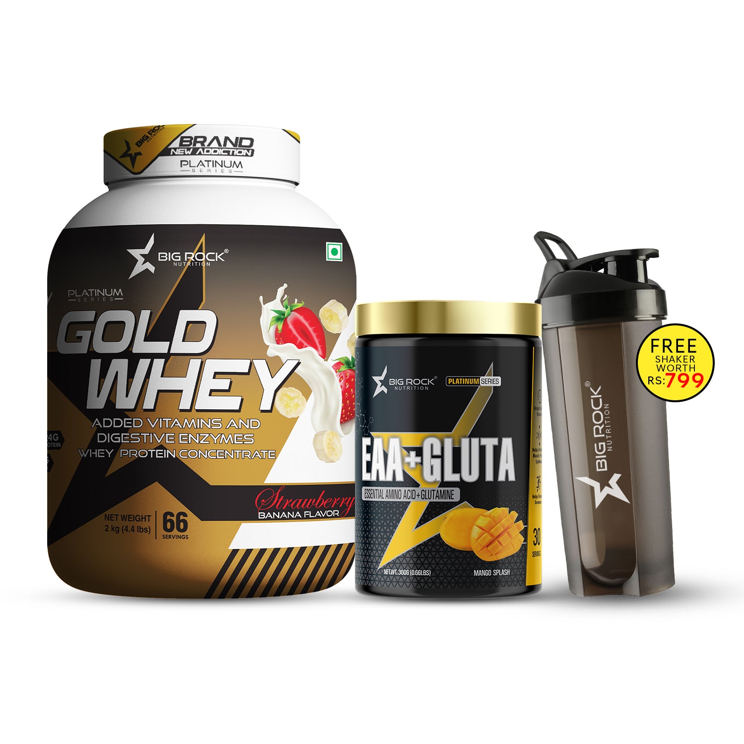 #Gold Whey Flavor_Strawberry Banana_EAA+ Gluta Flavor_Mango Splash
