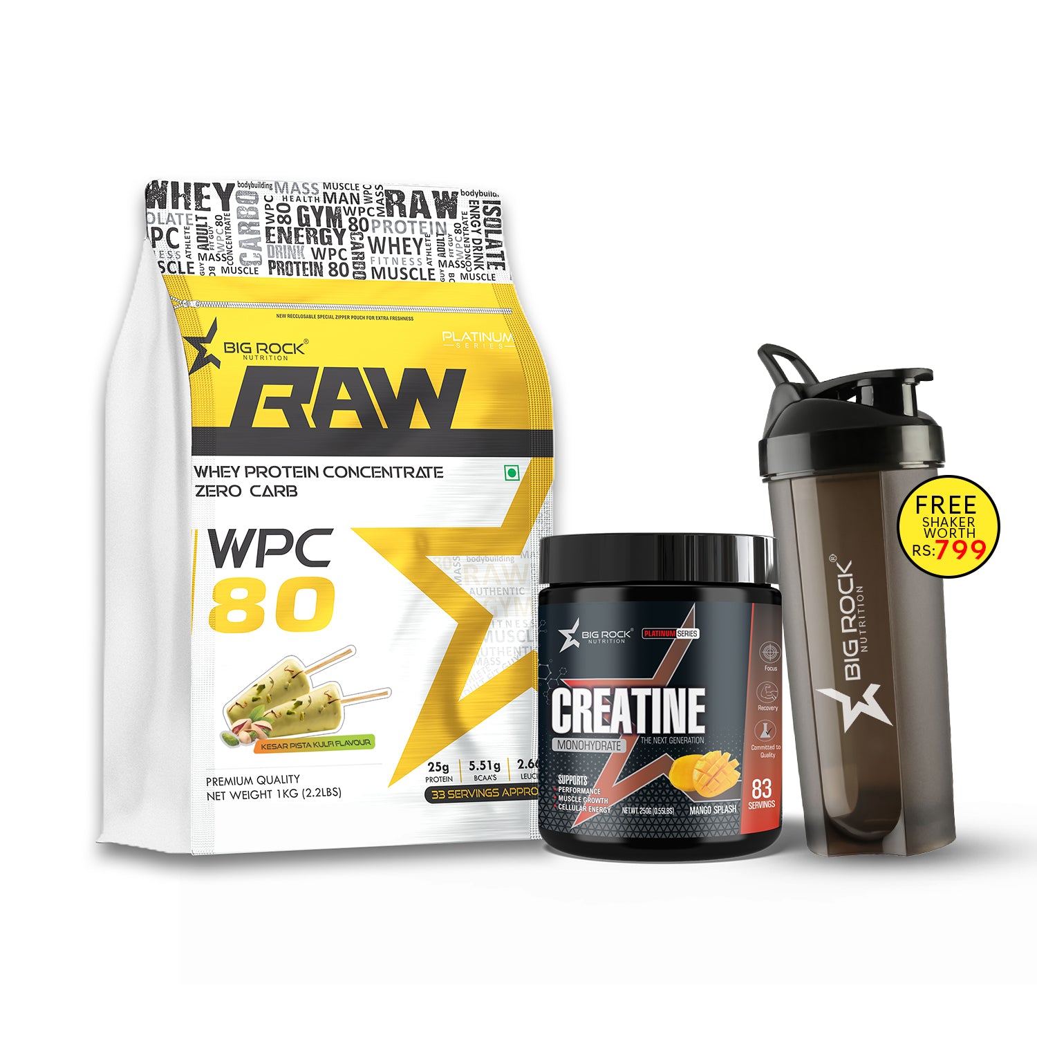 #RAW WPC Flavor_Kesar Pista Kulfi_Creatine Flavor_Mango Splash