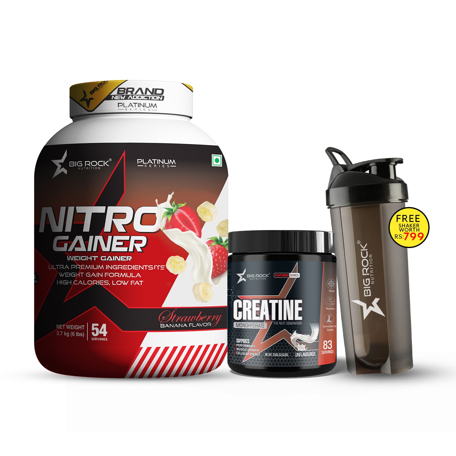 #Nitro HD Flavor_Strawberry Banana_Creatine Flavor_Unflavoured