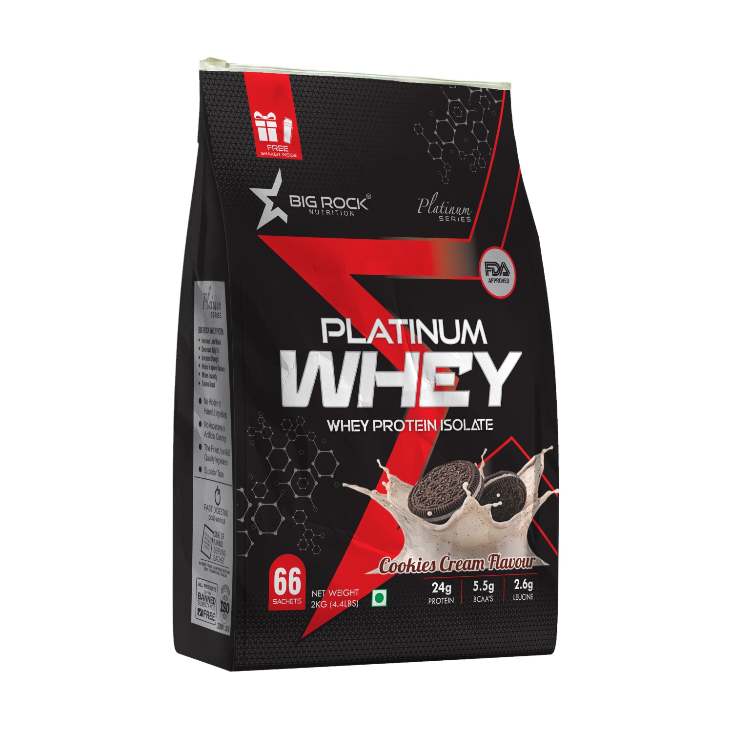 #Flavor_Cookie Cream_Weight/Sachets_2.2 Kg (4.4 lbs)