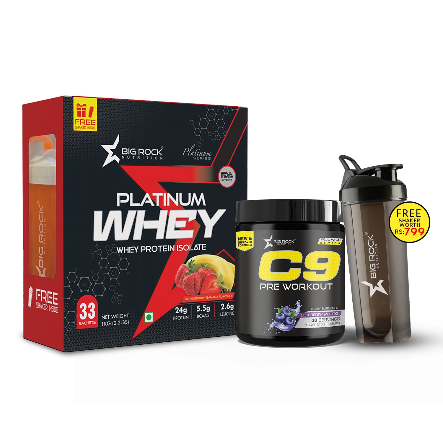 #Platinum Whey Flavor_Strawberry Banana_C9 Pre Workout Flavor_Blueberry Mojito