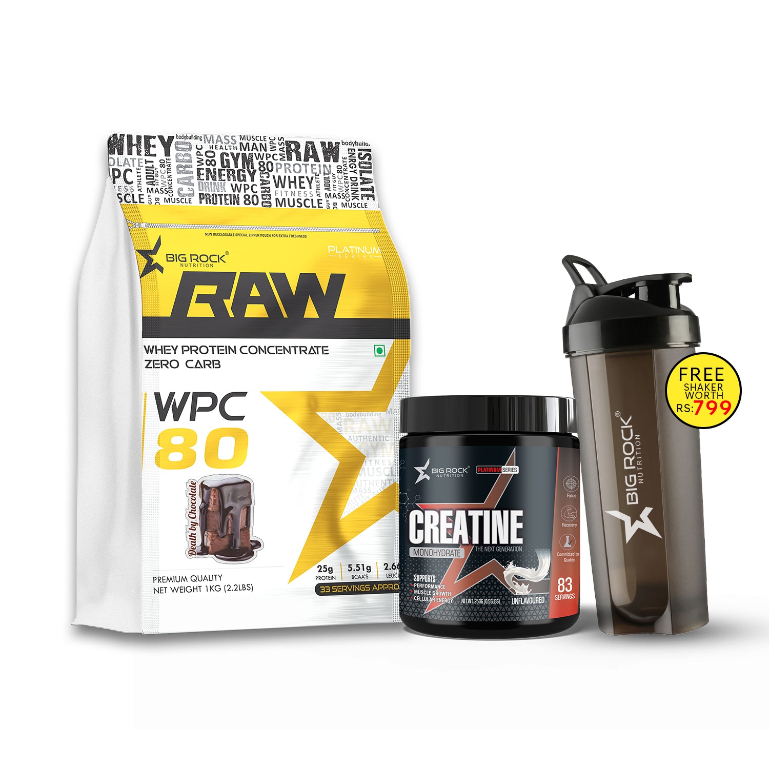 #RAW WPC Flavor_Chocolate_Creatine Flavor_Unflavoured-