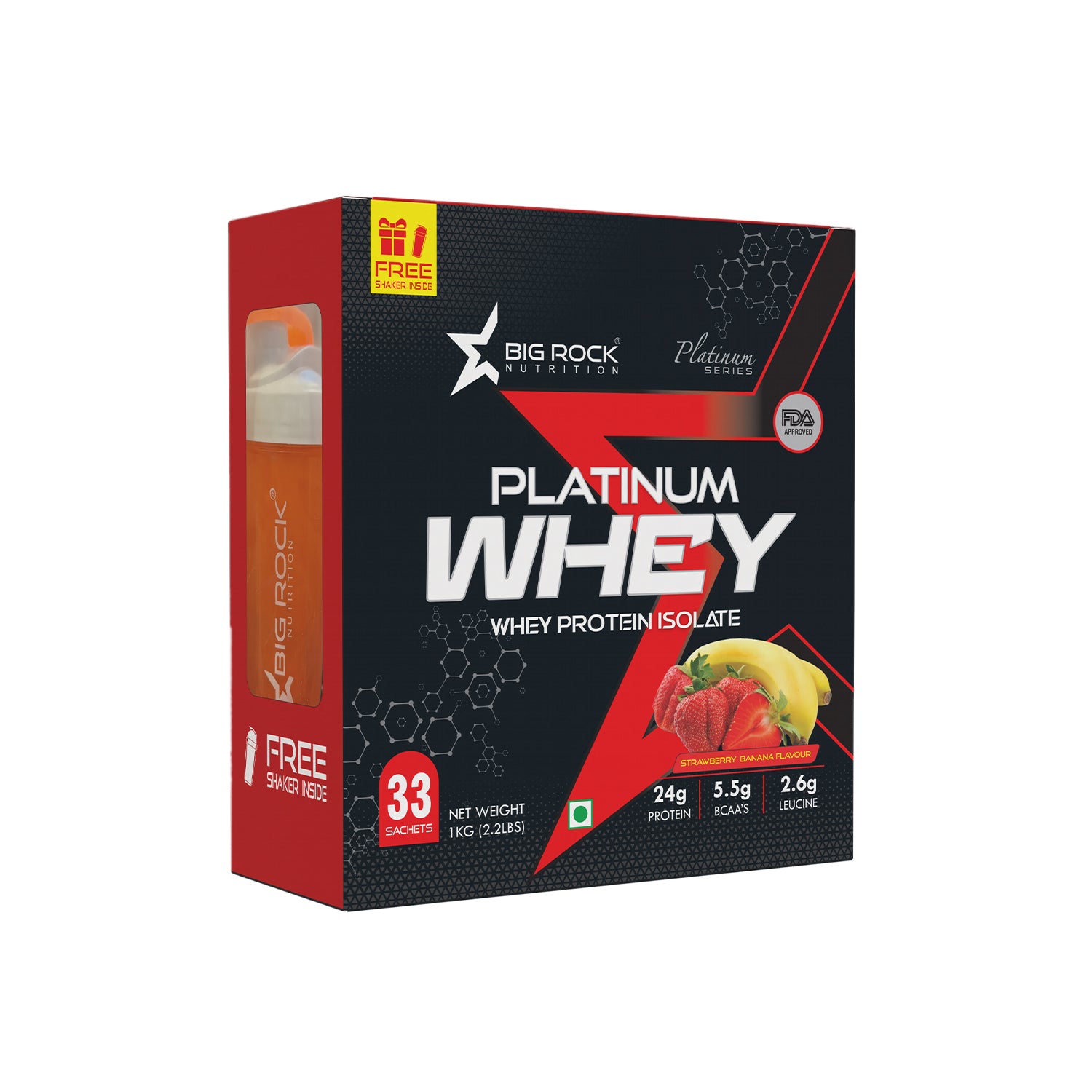 #Platinum Whey Flavor_Strawberry Banana
