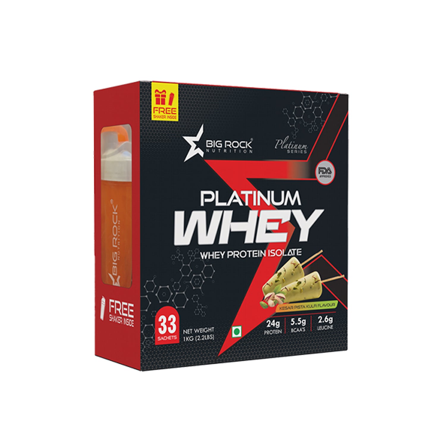 #Platinum Whey Flavor_Kesar Pista Kulfi