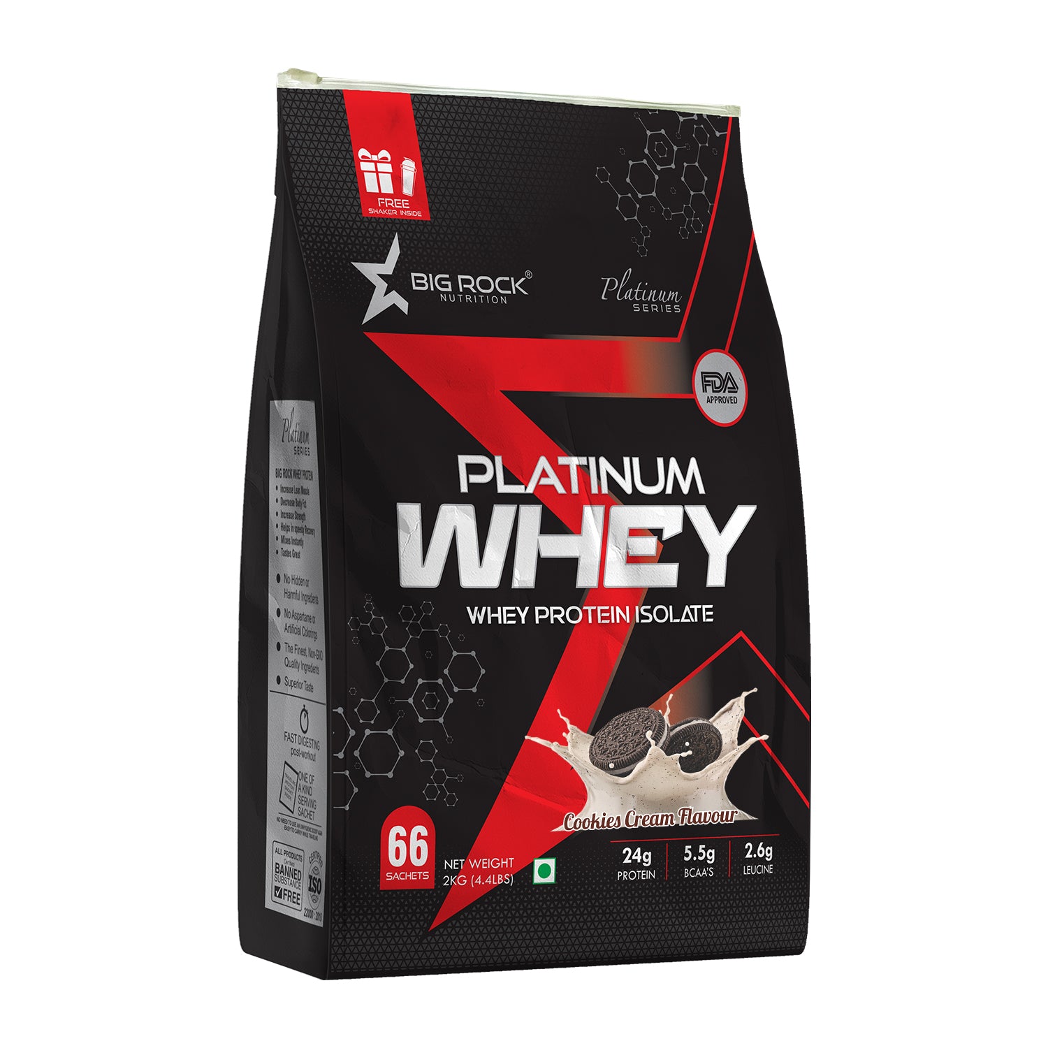 #Platinum Whey_Cookie Cream