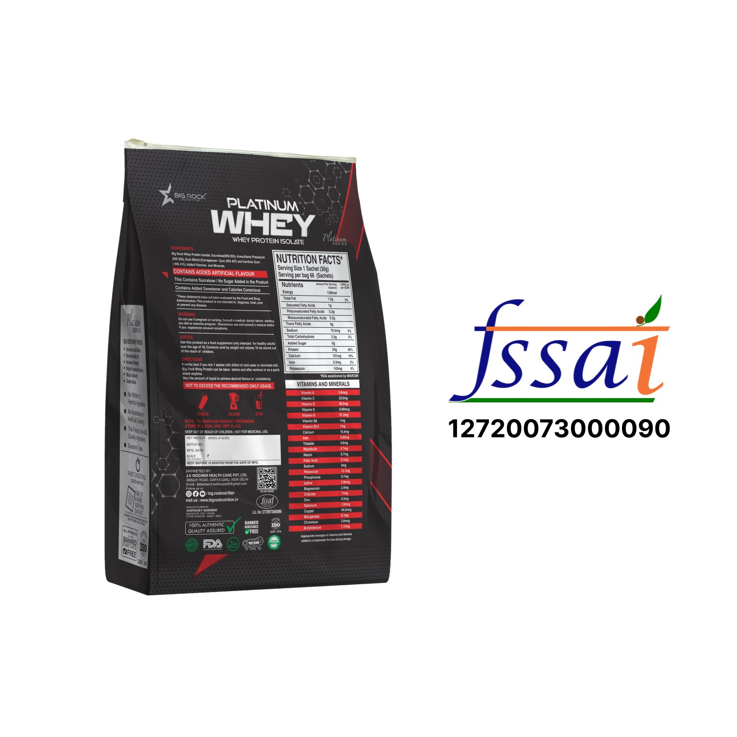 #Weight/Sachets_2.2 Kg (4.4 lbs)