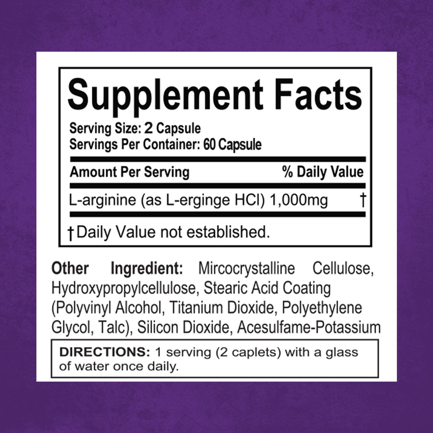 Bigrock Nutrition 100% L-Arginine
